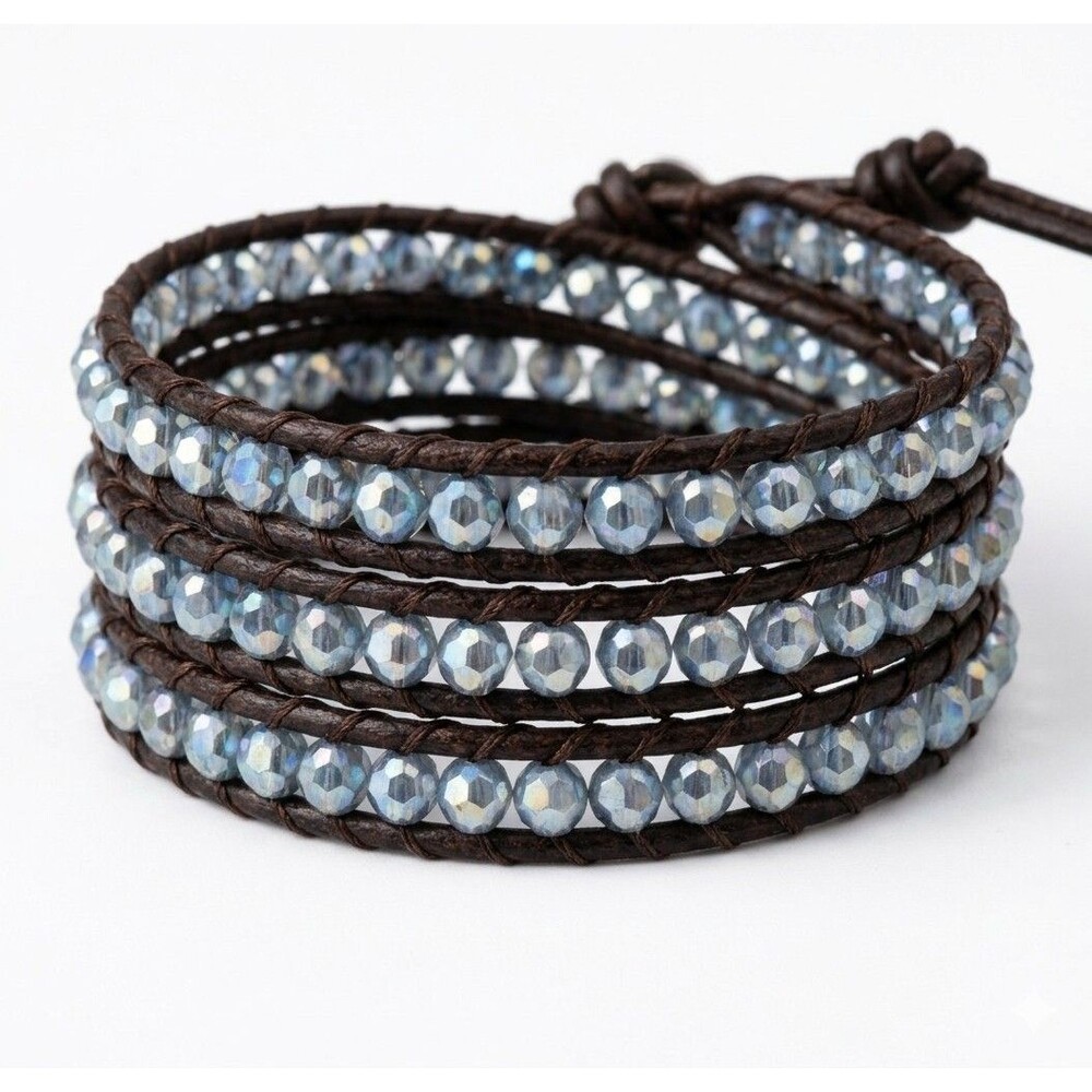Katie Soleil Crystal Wrap Bracelet Signed W